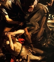 Caravaggio La Conversione di Saulo