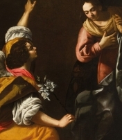 Artemisia Gentileschi. Annunciazione. Dal Museo e Real Bosco di Capodimonte di Napoli