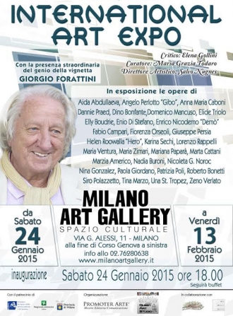 L’artista DANNIE PRAED a "International Art Expo"