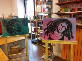 Stencil a Les Mots