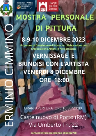 Erminio Cimmino - Personale di Pittura  