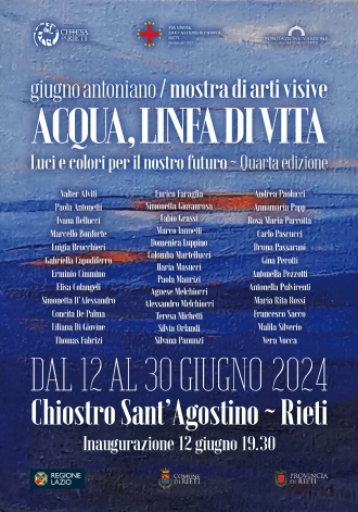 ACQUA, LINFA DI VITA  - Luci e colori per il nostro futuro - quarta  Edizione. 