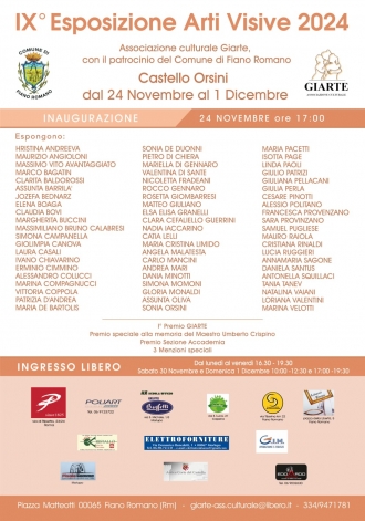 IX Esposizione Arti Visive 2024
