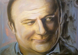 Daniela Veronese dona una sua opera in beneficenza alla trasmissione "Il Milionario" di Gerry Scotti