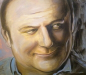 Daniela Veronese dona una sua opera in beneficenza alla trasmissione "Il Milionario" di Gerry Scotti