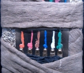 L'armonia grafica e materica nel lirico linguaggio del colore nei dipinti dell'Artista Marzia Magnabosco