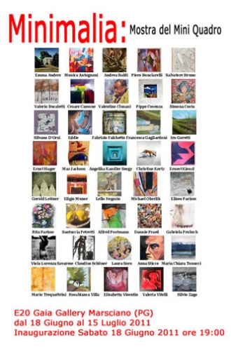 Dannie Praed a Minimalia, la mostra del mini quadro.