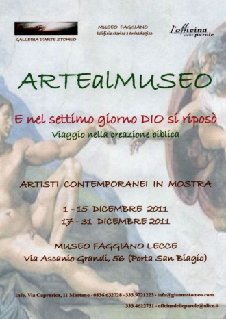 Fabio Nana alla collettiva "E nel settimo giorno Dio si riposò. Viaggio nella creazione biblica"