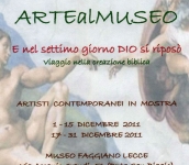 Fabio Nana alla collettiva "E nel settimo giorno Dio si riposò. Viaggio nella creazione biblica"