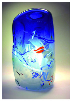 Di vetro e nel vetro Opere di Angelo Rinaldi 1960 - 2010