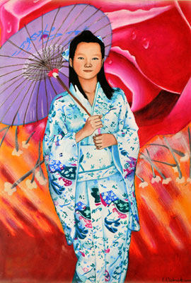 Faustina Aurora Dibenedetto alla collettiva 1° Biennale Internazionale "Città di Lecce"