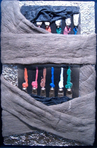 L'armonia grafica e materica nel lirico linguaggio del colore nei dipinti dell'Artista Marzia Magnabosco